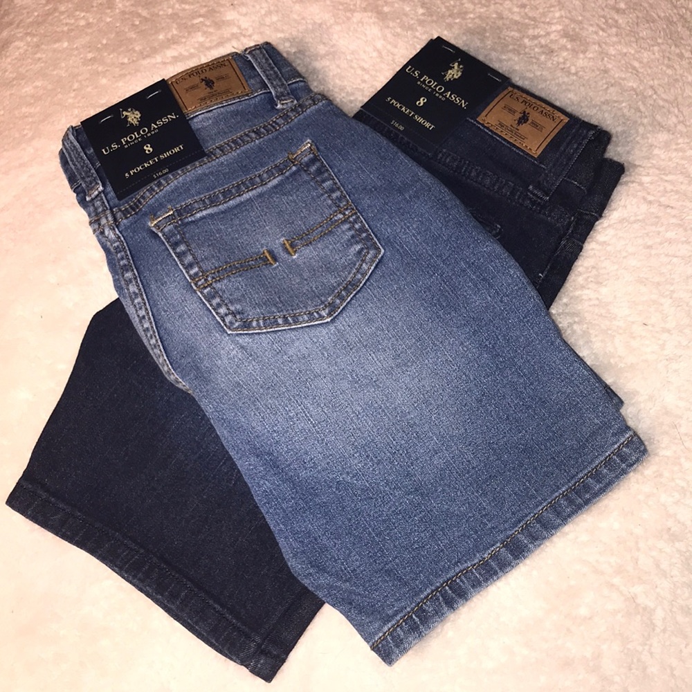 US Polo Boys Short Set